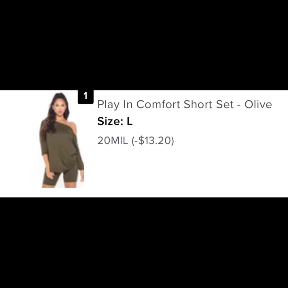 Fashion nova play in comfort stretchy short set new